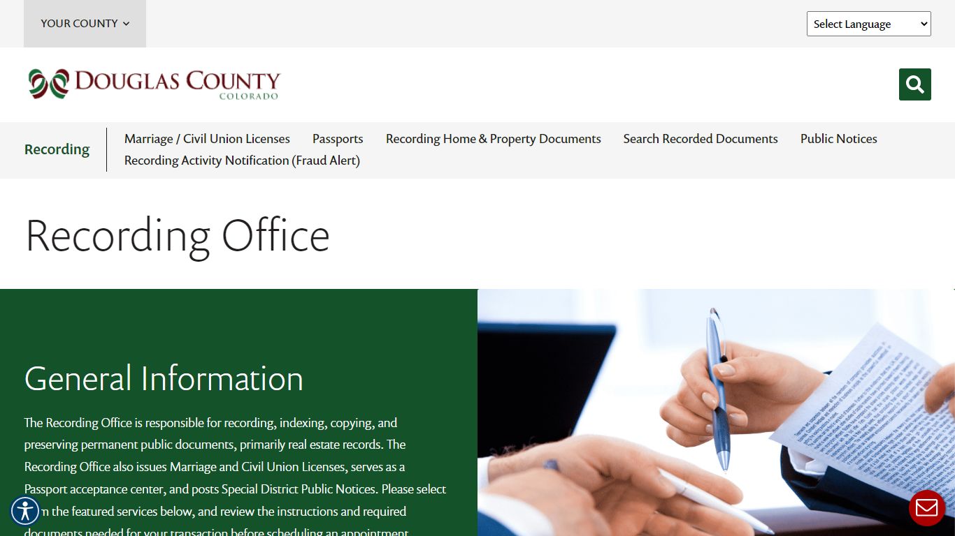 Recording Office - Douglas County